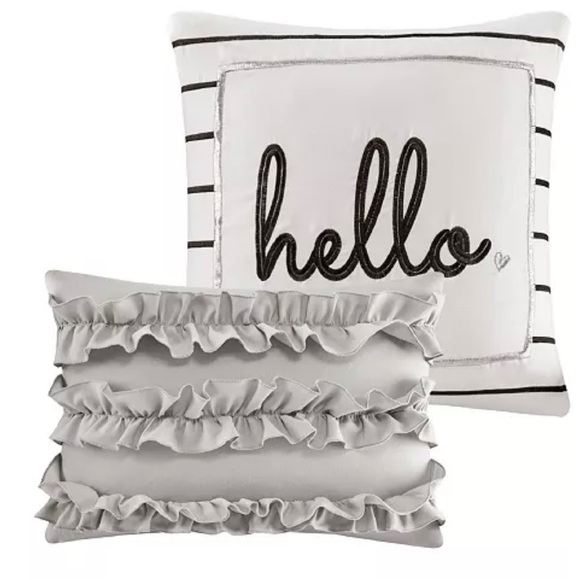 NWT!! Intelligent Design Duvet Set Metallic, Twin/Twin XL, Grey/Silver, … - Picture 2 of 8